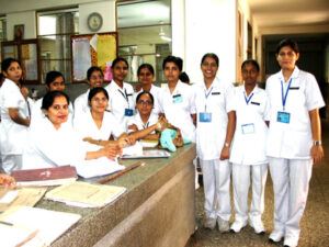 Nurses At Nursing Station